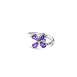 Bague Tanzanites et Diamant en Or - Milestone