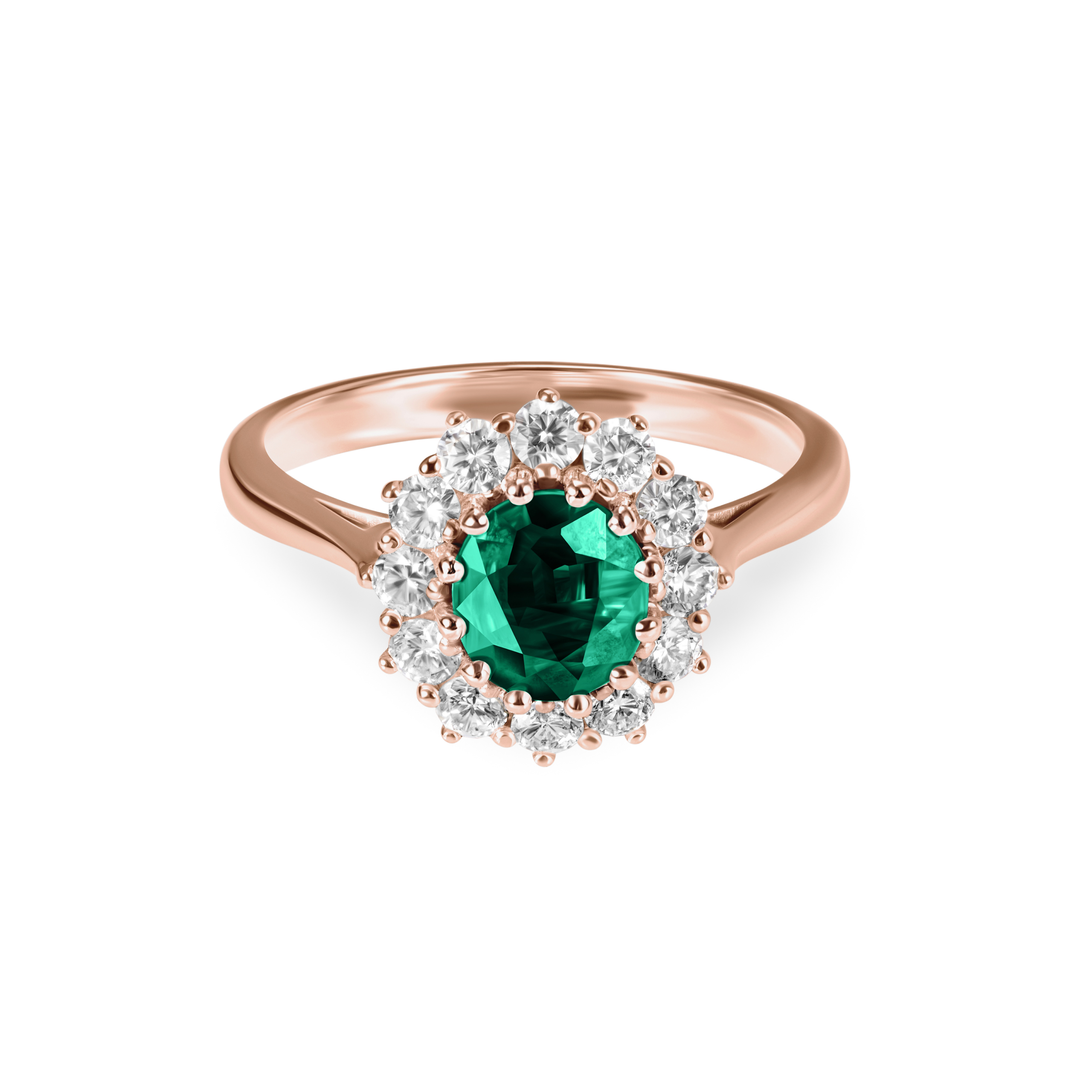 Ring-emerald-rose-gold-halo-princess-politains-8000000011-EMRG Ring-emerald-rose-gold-halo-princess-politains-8000000011-EMRG