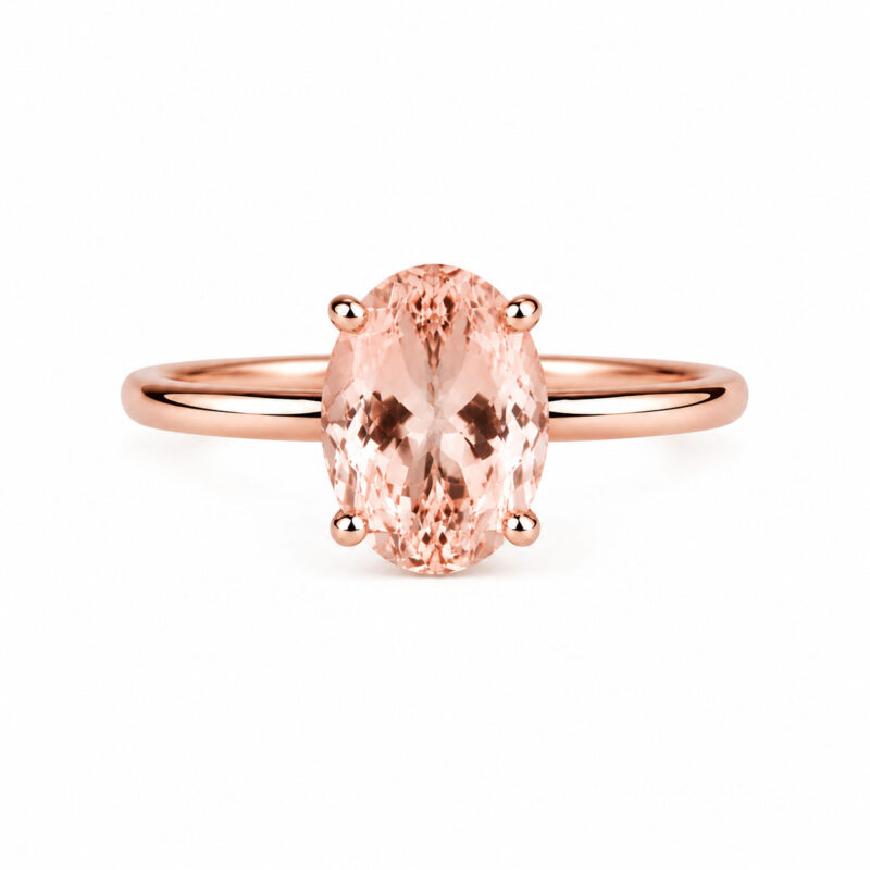Morganite 2 carats or rose