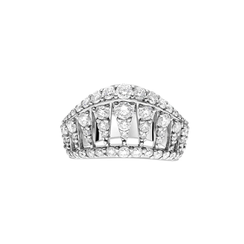 Bague or blanc 18 carats Pegase
